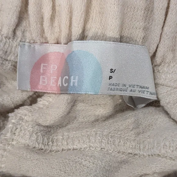 Free People FP Beach Cream Wide-Leg Pants Small - Picture 10 of 15